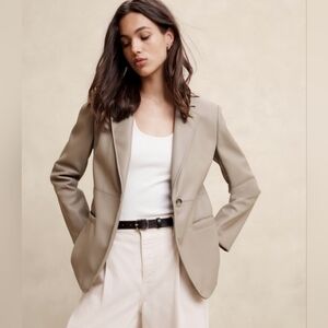 BANANA REPUBLIC - Vegan Leather Blazer